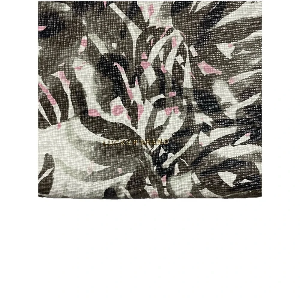 Lucky Brand Green Jungle Cosmetics Bag Style HKD0219 With Tassels 6.5